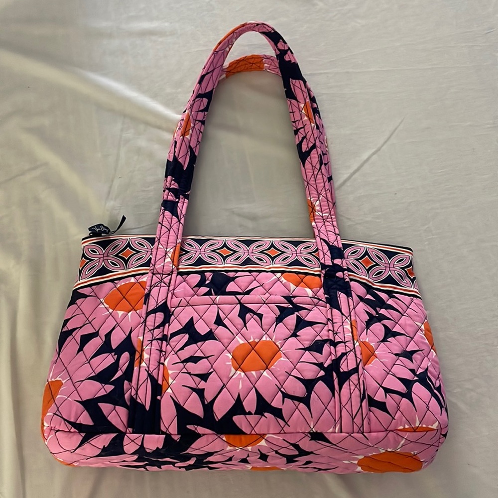 EUC Vera Bradley pink sunflower tote purse